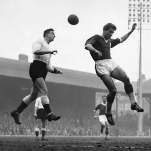 Roger Hunt Beaten by Jackson Print, Anfield 1960 Roger Hunt Beaten by Jackson Print, Anfield 1960