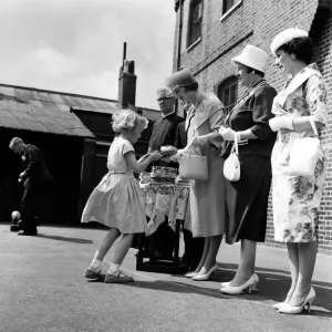 Princess Alexandra Presents Prizes in Stepney, London Print 12th July 1960 Princess Alexandra Presents Prizes in Stepney, London Print 12th July 1960