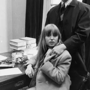 Susanne George und Charles Bronson während der Dreharbeiten zusammen - 19. Februar 1969 Susanne George und Charles Bronson während der Dreharbeiten zusammen - 19. Februar 1969
