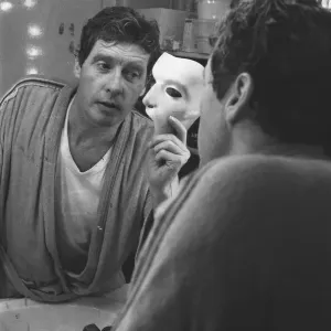 Michael Crawford with Phantom of the Opera mask Print Michael Crawford with Phantom of the Opera mask Print