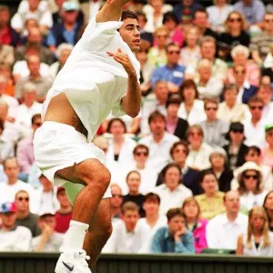 PETE SAMPRAS V RICHEY RENEBERG DÍA 1 CAMPEONATO DE TENIS DE WIMBLEDON JUNIO 1996 PETE SAMPRAS V RICHEY RENEBERG DÍA 1 CAMPEONATO DE TENIS DE WIMBLEDON JUNIO 1996