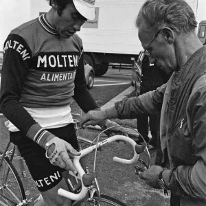 La etapa de Plymouth del Tour de Francia. Eddy Merckx. 29 de junio de 1974 La etapa de Plymouth del Tour de Francia. Eddy Merckx. 29 de junio de 1974