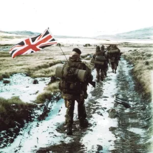 British Soldiers in the Falklands 1982 Print British Soldiers in the Falklands 1982 Print