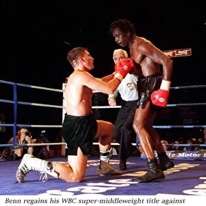 Nigel Benn regained his WBC super middleweight title with a win over Vincenzo Nardiello
