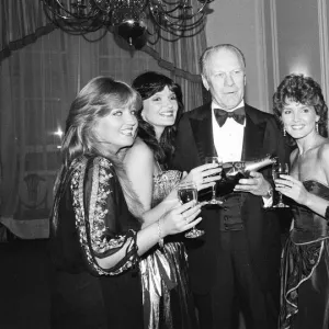 The Nolan sisters meet former President of the United States Gerald Ford at a reception