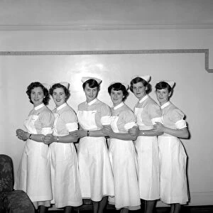 Occupation: Nurses. Circa 1954