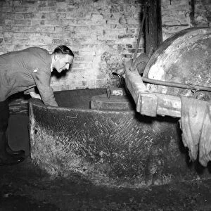 Old Cidr Mill at Compton House, Redmarley D Abitot, Gloucestershire. March 1951