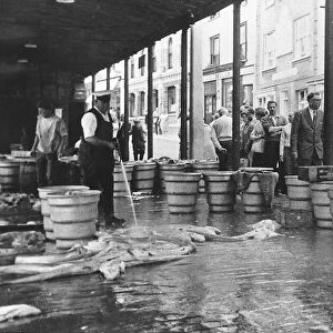 The old fish market, Brixham Circa 1960