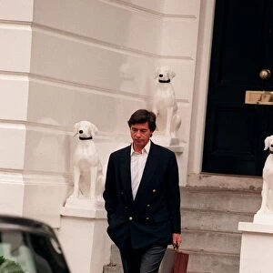Oliver Hoare the man alleged to have had an affair with Princess Diana leaves the house