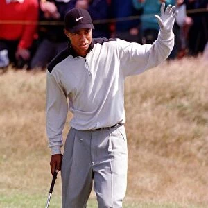 Open Golf Championship Birkdale 1998 Tiger Woods has another birdie