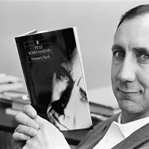 Pete Townshend, former guitarist with British rock group The Who