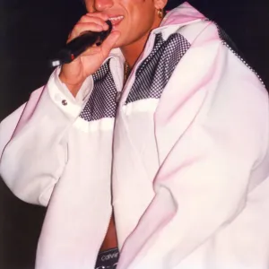 Peter Andre in concert at the Arena in Newcastle. November 1996