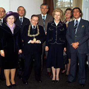 Peter McCann & staff meeting Cabinet minister Margaret Thatcher 1976