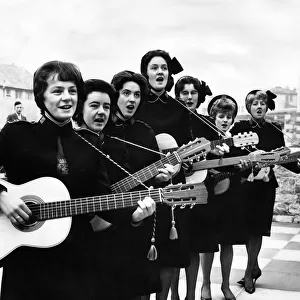 Plymouth Salvation Army girls guitar group, sing and play at the street meetings