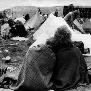 Pop Festival July 1974 Buxton Pop Pestival Music A couple share their sleeping bags