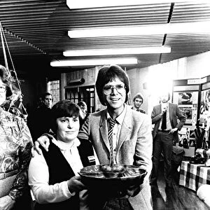 Pop star Cliff Richard was visiting Newcastle on 4th February 1981 to sing the praises of