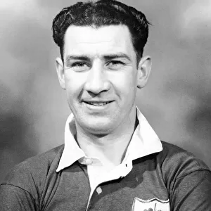 Portrait of footballer Sean Fallon- played for Celtic F. C. and Ireland. 10th April 1953