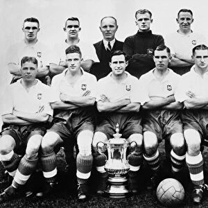 Preston North End FA Cup Winners Team 1938 Back Row: Bill Shankly, Gallimore