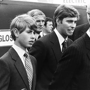 Prince Charles with Prince Andrew and Prince Edward in 1978 at Farnborough Air Show