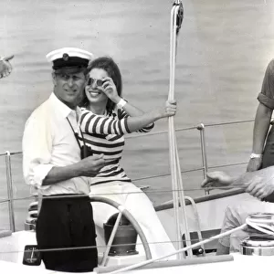 PRINCE PHILIP AND PRINCESS ANNE ABOARD YEOMAN XVI - 5 AUGUST 1970