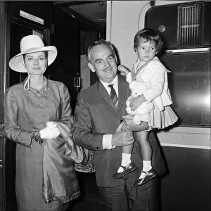 Prince Rainier and his wife Princess Grace of Monaco stopped in London for about 90