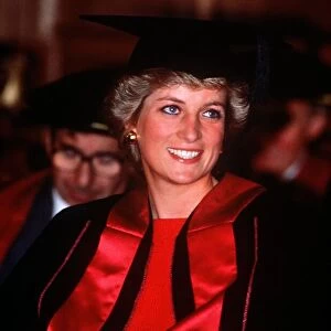 Princess Diana receives Honorary Fellowship of Dental Surgery at the Royal Collage of