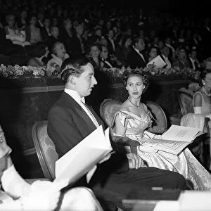Princess Margaret and William Wallace June 1953 at the premiere of the film