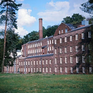 Quarry Bank Mill in Styal, Cheshire, 1973