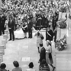 The Queen and the Duke of Edinburgh visit Coventry during the Queen