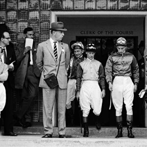 Racing at Windsor race course. Lester Piggott rides again after a two month suspension