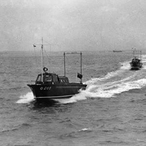 RAF Air Sea rescue launches seen here in the Solent. March 1938 P009412
