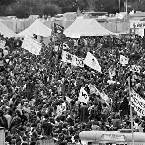 Reading Pop festival. Berkshire, August 1975