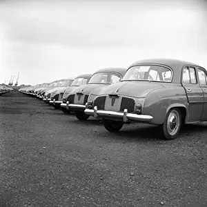 Renault Cars: picture shows some of the 3 to 4 thousand Renault Cars