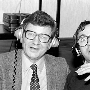 Richard Baker (Left) with London Cabbie "Mastermind"Fred Housego