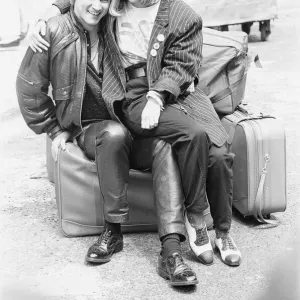 Rita Tushingham, and Peter Howitt seen here during a break in filming the BBC the comedy