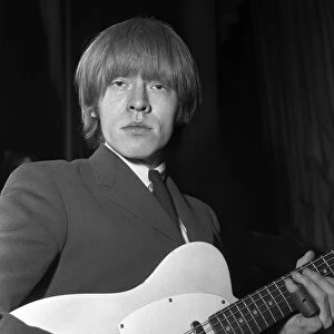 The Rolling Stones performing at The ABC Theatre, Belfast. Brian Jones