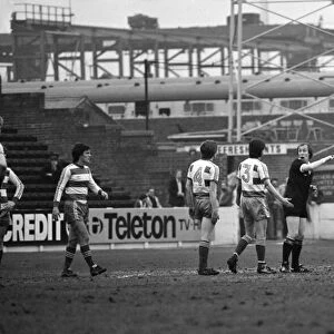 Rotherham United 1 v. Queens Park Rangers 0. March 1982 MF06-20-047 Local Caption