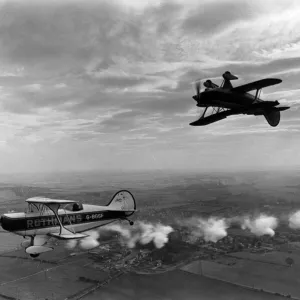 The Rothmans aerobactics team, in their Pitts Special aircraft