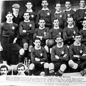 Rugby - Wales - Triple Crown winners - 1905 - Back Row - A. J. Davies (touch judge) W