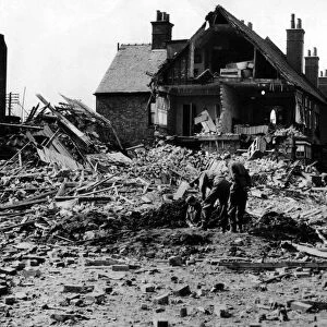 A scene from Friars Road, Coventry city centre. This image was taken soon after the Blitz
