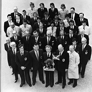 Scotland World Cup Football Squad 1974 July 1974 Wearing official suits
