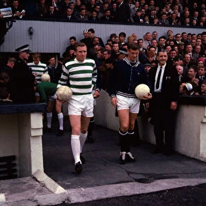 Scottish League Cup Final 1967 Celtic versus Dundee Billy McNeill of Celtic