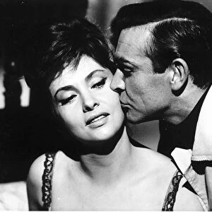 Sean Connery Actor in scene from film with Actress Gina Lollobrigida August 1963