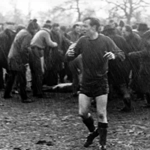 Seconds after a lightning flash leaves unconscious players lying stunned in the mud