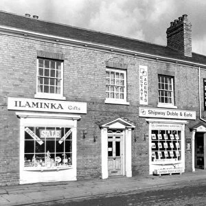 Some of the shops in Henley Street in Stratford-upon-Avon. 21st March 1979