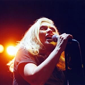 Singer Blonde - Debbie Harry - performs on Stage