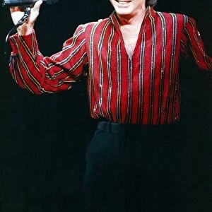 Singer Neil Diamond performs in concert at the Arena in Newcastle 14 May 1996