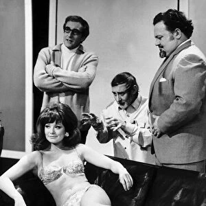 Spike Milligan Peter Sellers Harry Secombe of Goon Show May 1968 with Christine