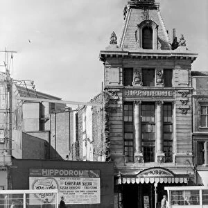St Augustines Parade, Hippodrome Theatre. Bristol Circa 1960