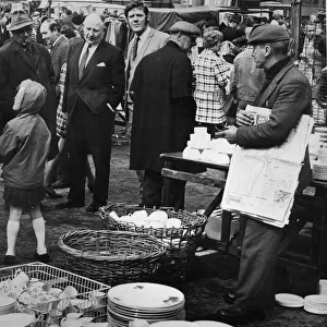 St Martins Market, Liverpool, 25th April 1966. The Chief Constable, James Haughton